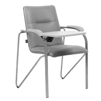 Офисные Стул Самба, серый, с пюпитром - фото